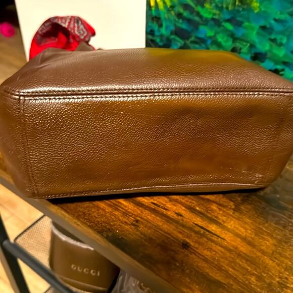 Vintage Chanel Caviar Leather Tote Bag Gold-Tone CC Turn-Lock - Picture 5 of 9